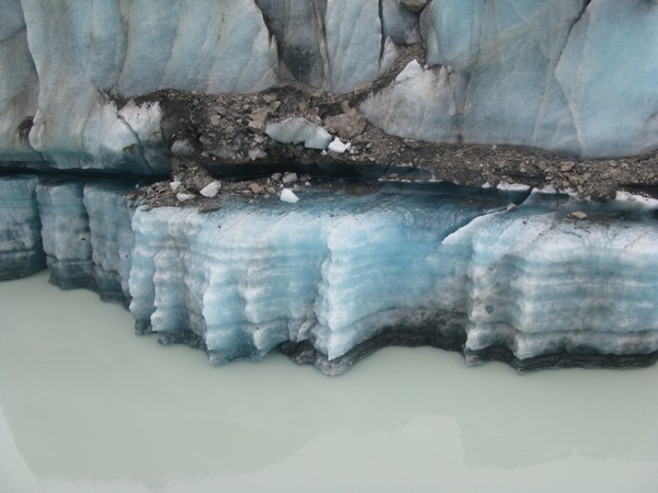 A section of the ice face 2